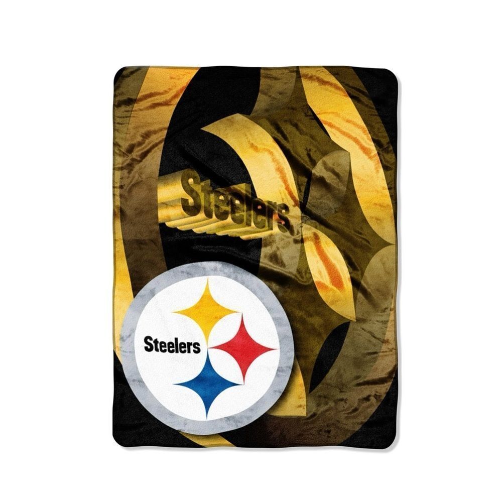 NFL Pittsburgh Steelers Fleece Throw Blanket - 45” x 60”
